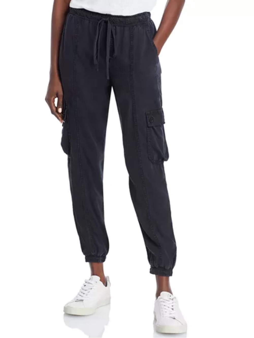 Bella Dahl Cropped Cargo Track Pants XS